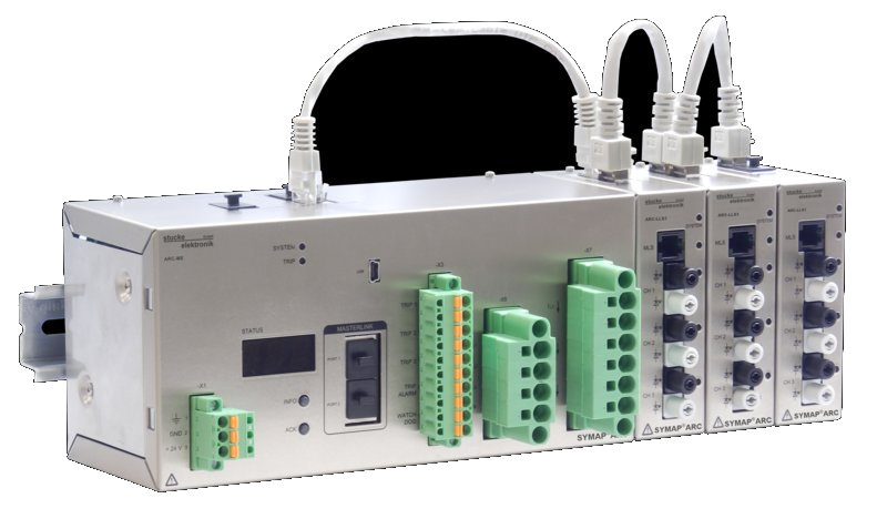 ARC-ME master sa tri ARC-LS3T modula na DIN šini